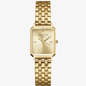Rosefield OCTAGON – Black and Gold Watch