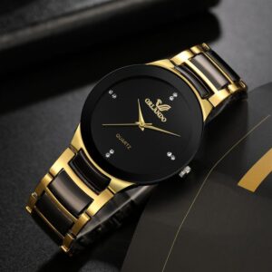 ORLANDO men’s luxury watches – new arrival. Cool black and gold finish